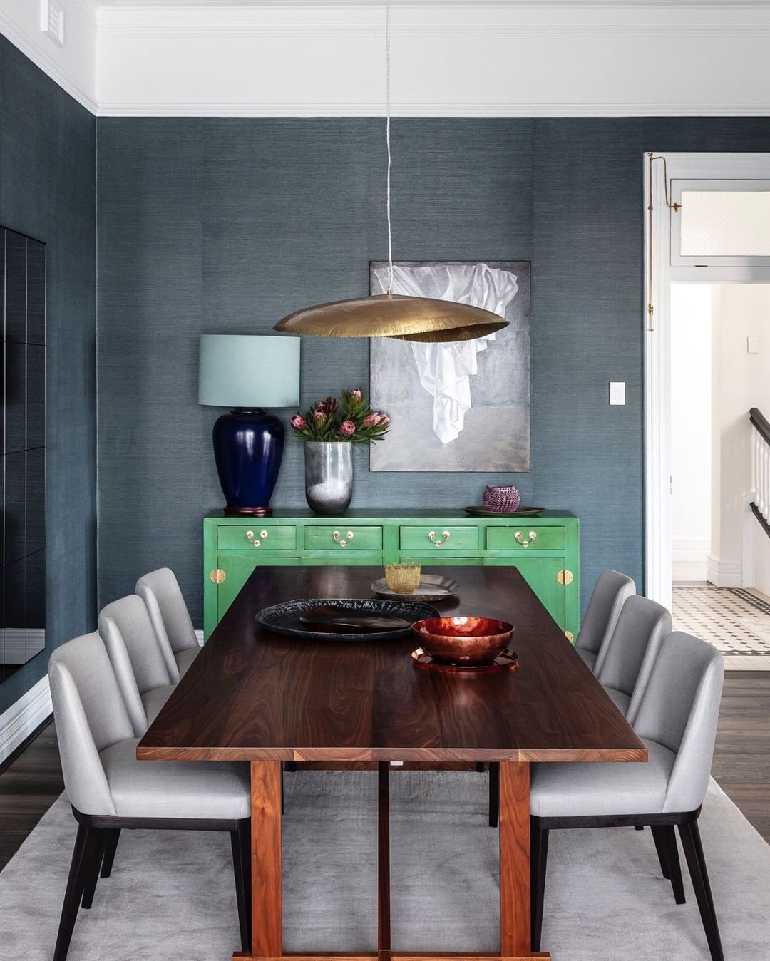 Hammered Brass Suspension Llight