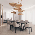 Hammered Brass Suspension Llight