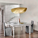 Hammered Brass Suspension Llight
