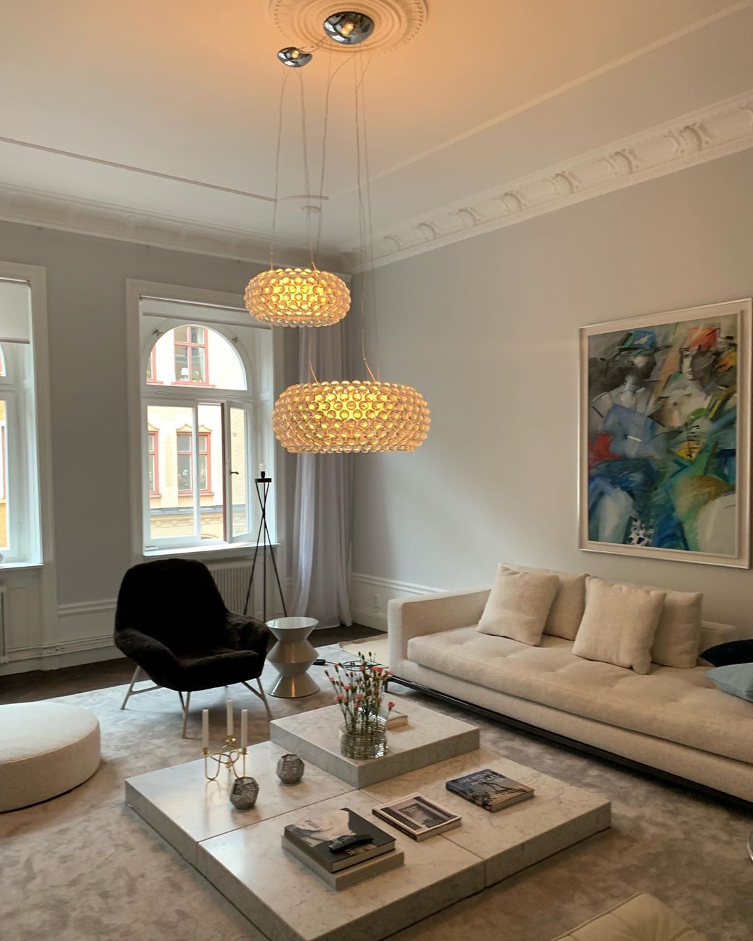 Caboche suspension lamp
