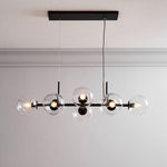 Staggered Glass Chandelier