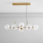 Staggered Glass Chandelier