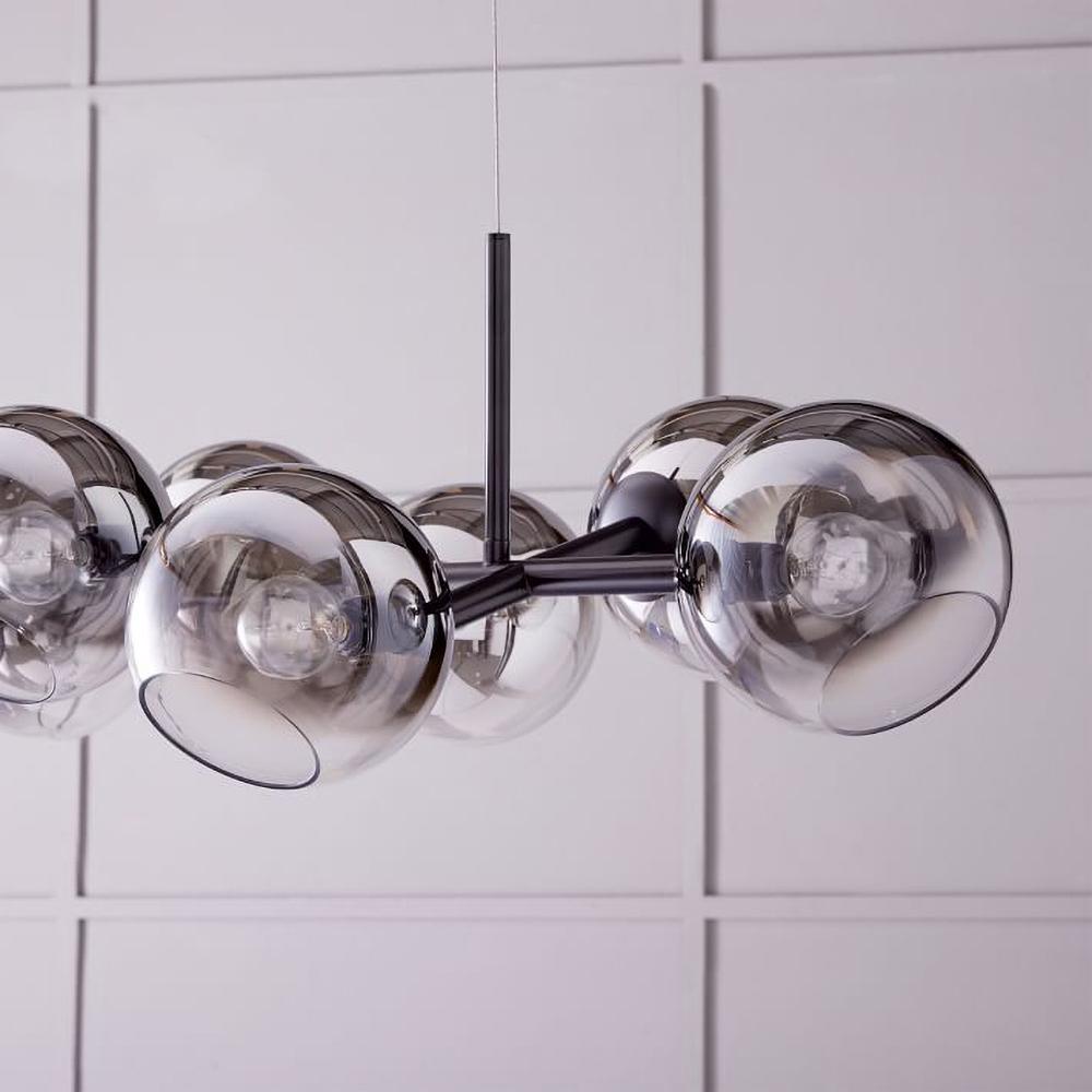 Staggered Glass Chandelier