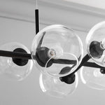 Staggered Glass Chandelier