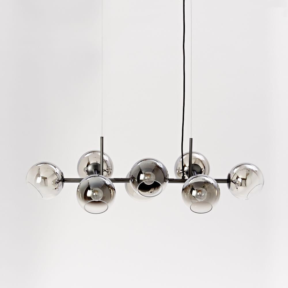 Staggered Glass Chandelier