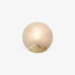 Alabaster Brass Wall Light