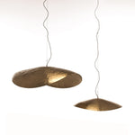 Hammered Brass Suspension Llight