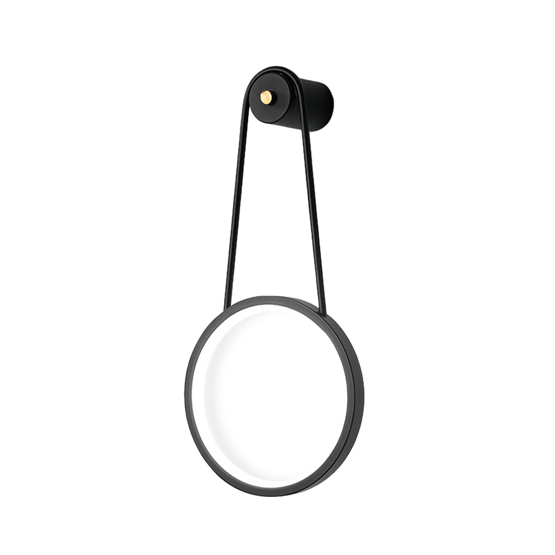 Modern Minimalist LED Wall Art Sconce in Black or Gold