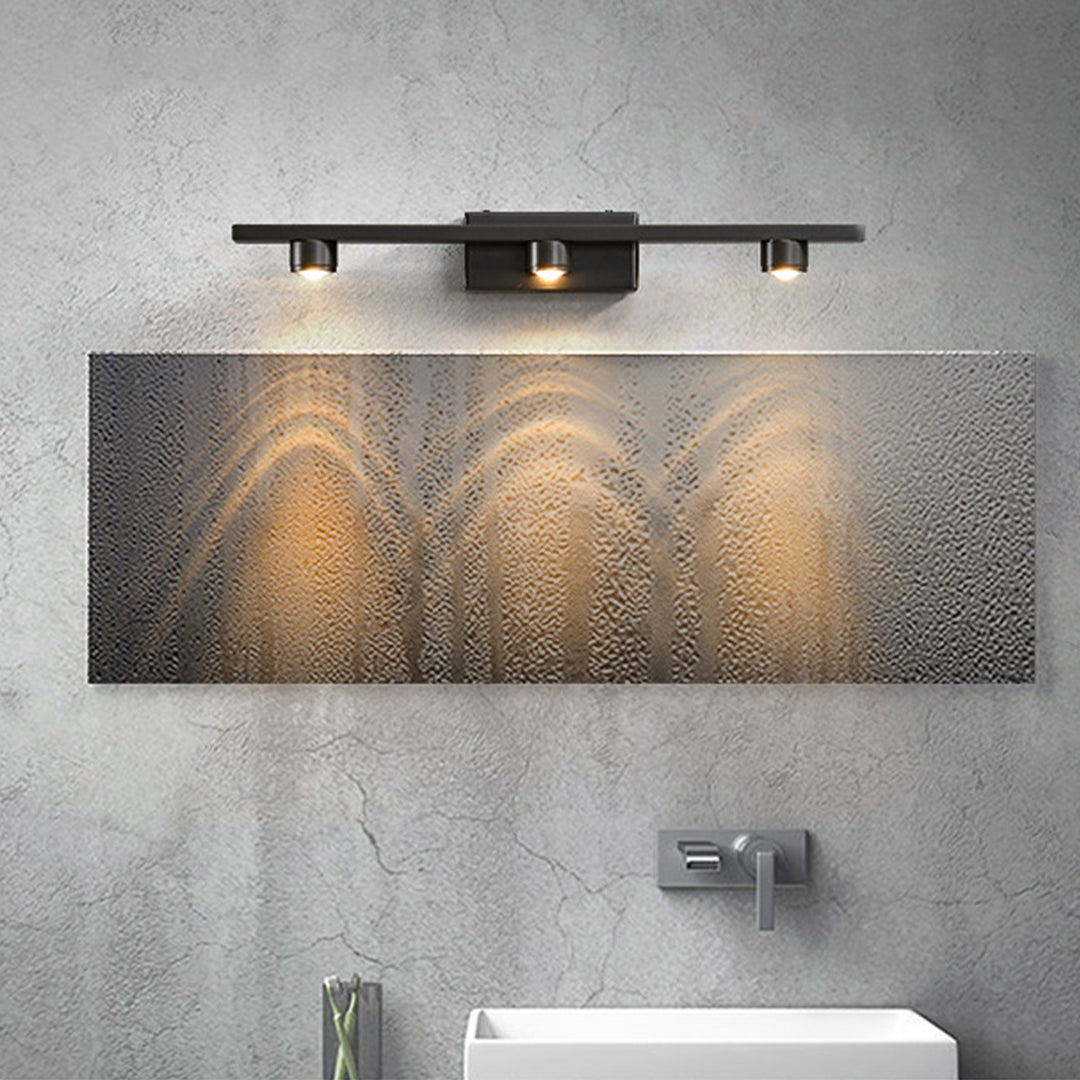 Minimalist LED Vanity Light Bar for Bathroom Mirror – Modern Black Wall Mount