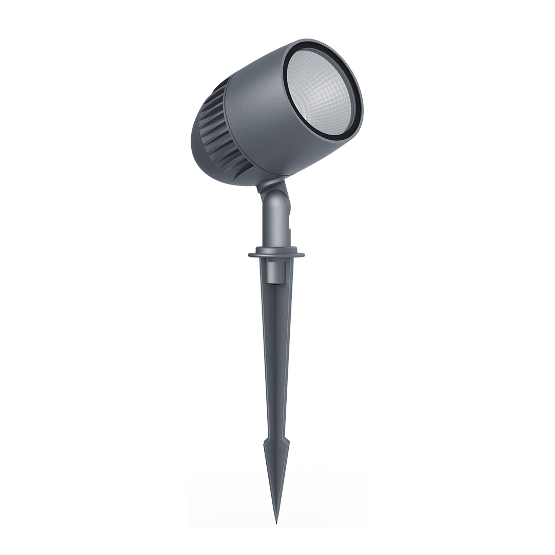 Lumière Spike Spotlight – Modern Outdoor LED Uplight for Landscape and Garden