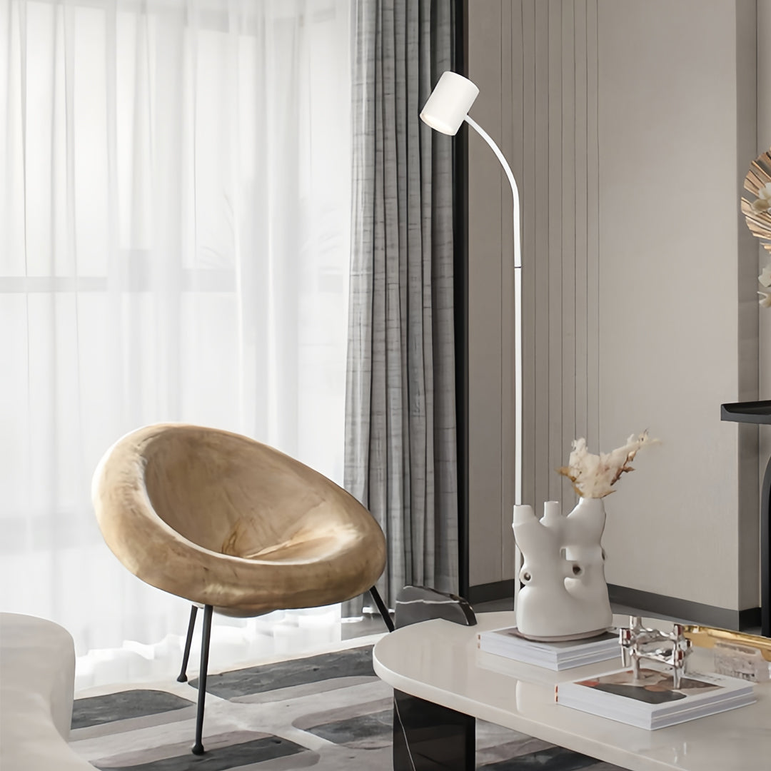 Nordic Adjustable LED Floor Lamp with Touch Dimming for Modern Living Spaces