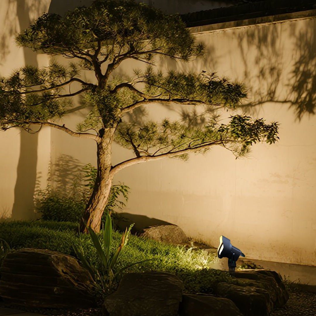 Modern Minimalist 12V Outdoor Spike Spotlights for Garden Landscapes