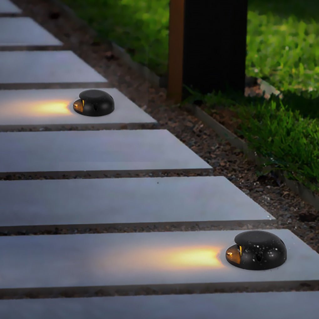 Modern Round Led Surface Flush Mounted Step Light Landscape Waterproof Decking Lights