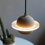 Saturn LED Pendant Light – Modern Acrylic Ceiling Lamp for Dining & Kitchen