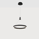 Corona 12 16 24 Wide Circle Led Ringed Glow Modern Chandeliers Hanging Ring Pendant Light