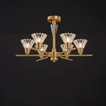 Scandinavian Style 6 8 Light Copper Pendant Ceiling Light