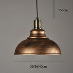 Semi Globe Metal LED Pendant Light with Adjustable Cord for Modern Interiors