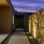 Minimalist LED Well Light – In-Ground Upward Cylinder for Modern Landscapes