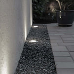 Solar Recessed In-Ground LED Well Light, Warm White 3000K, Aluminum
