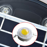 Solar Recessed In-Ground LED Well Light, Warm White 3000K, Aluminum