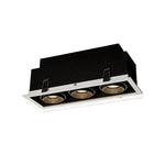 Recessed Linear LED Spotlight with Full-Spectrum Light, Modern Architectural Grille