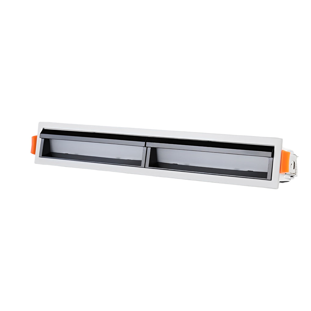 Architectural Recessed Linear LED Spotlight, Anti-Glare, Modern Aluminum