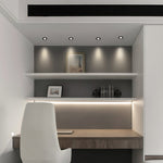 Recessed LED Ceiling Spotlights with Anti-Glare Design for Modern Interiors