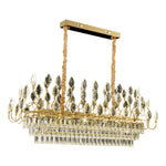 Lumière Cristal LED Chandelier in Gold French Style