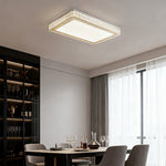 Lumière Cristalline Modern Crystal Ceiling Light in Chrome