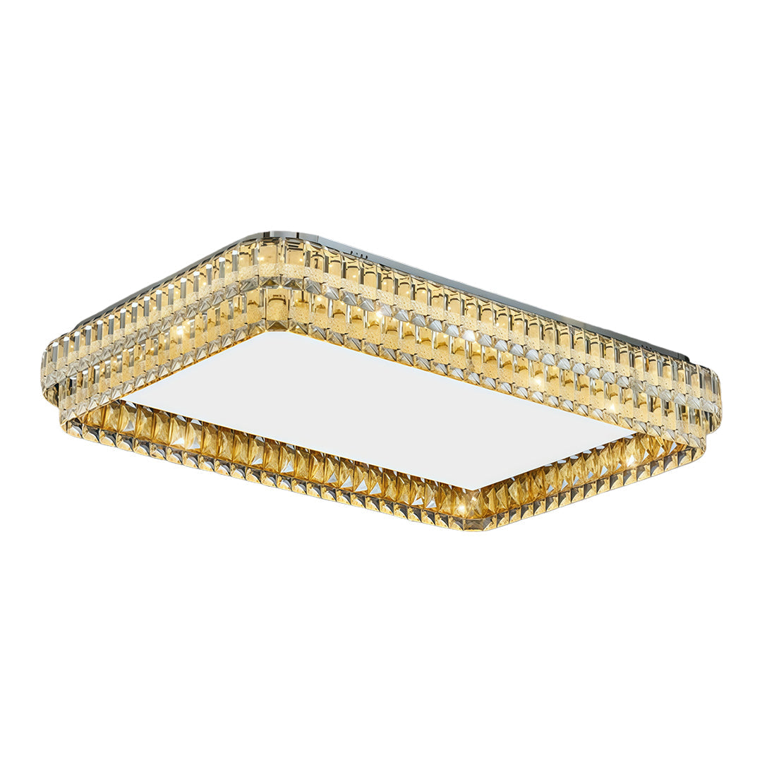 Lumière Crystal Flush Mount Ceiling Light in Chrome