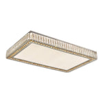 Lumière Cristalline Modern Crystal Ceiling Light in Chrome