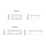 Recessed Step Light in Minimalist Aluminum for Architectural Outdoor Spaces