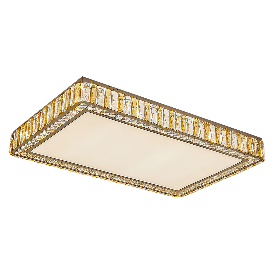 Lumière Cristal LED Flush Mount Ceiling Light in Chrome