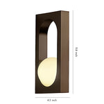American Retro Outdoor Wall Sconce with Warm LED Light, IP65 Waterproof