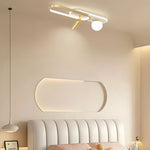 Linear LED Ceiling Light with Adjustable Color Temperature, Modern Architectural Fixture