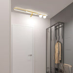 Linear LED Ceiling Light with Adjustable Color Temperature, Modern Architectural Fixture
