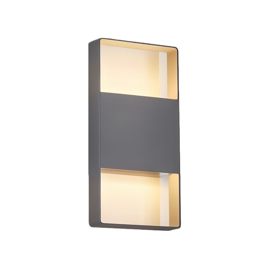 Modern Outdoor Wall Sconce with Integrated LED – Waterproof Architectural Lighting