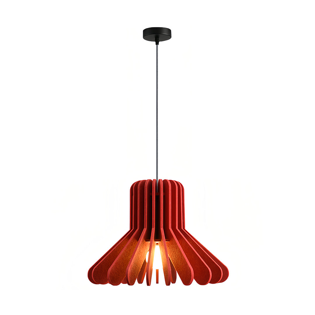 Acoustic Felt Pendant Light with Iron Shade, Noise-Reducing Ceiling Lamp for Modern Interiors