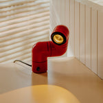 Modern Rotating Pipe Table Lamp with LED Warm Light
