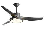 Modern Ceiling Fan with Dimmable LED Light and Remote Control