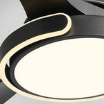 Modern Ceiling Fan with Dimmable LED Light and Remote Control