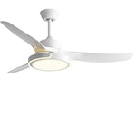 Modern Ceiling Fan with Dimmable LED Light and Remote Control