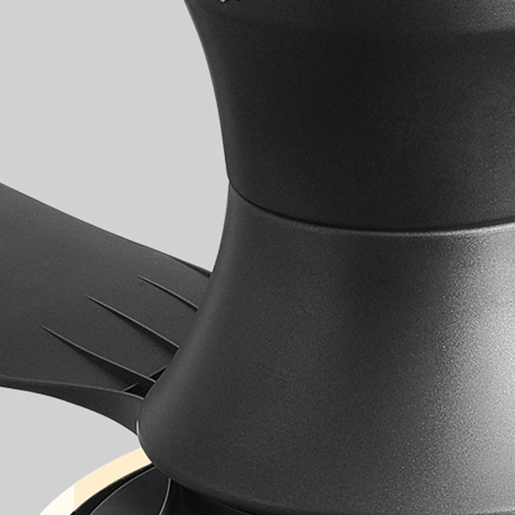 Modern Ceiling Fan with Dimmable LED Light and Remote Control
