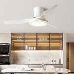 Modern Ceiling Fan with Dimmable LED Light and Remote Control
