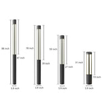 Cylindrical LED Bollard Light for Modern Landscape Paths