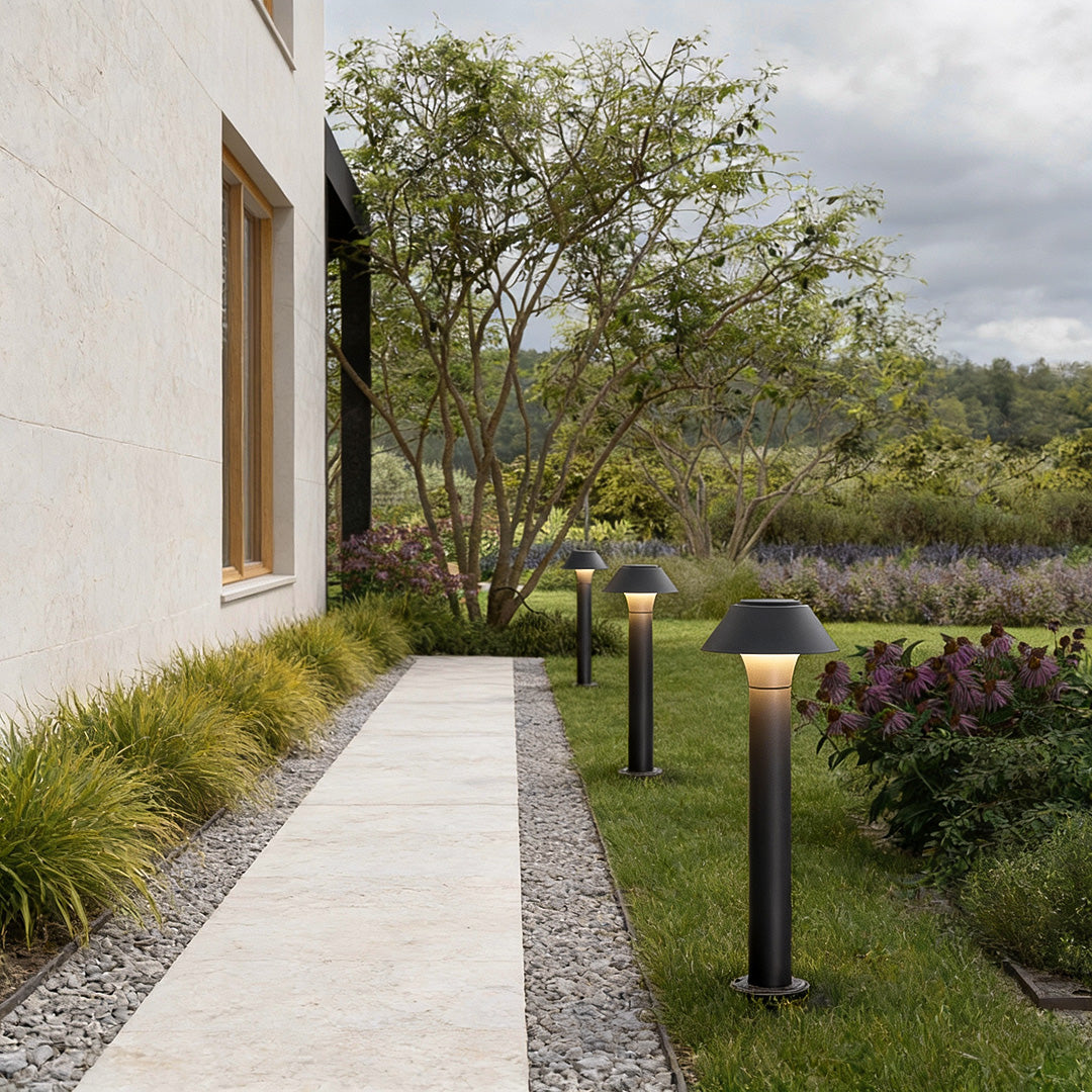 Minimalist LED Bollard Path Light for Modern Landscape