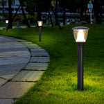 Luma Bollard Outdoor Pathway Light in Black Aluminum