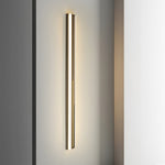 Linear Outdoor Wall Sconce with Dimmable LED Light