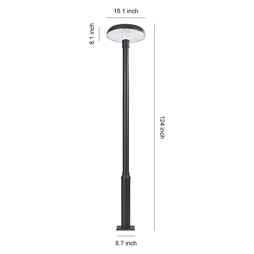 Architectural LED Street Light – Solar & Hardwired Outdoor Pole Lighting