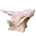 Artisan Resin Tree Stump Outdoor Landscape Light with Warm LED Glow